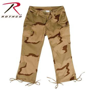 Rothco Womens Camo Capri Pants