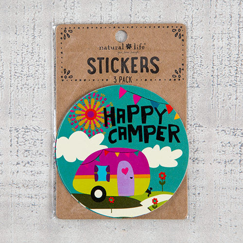 Happy Camper Stickers