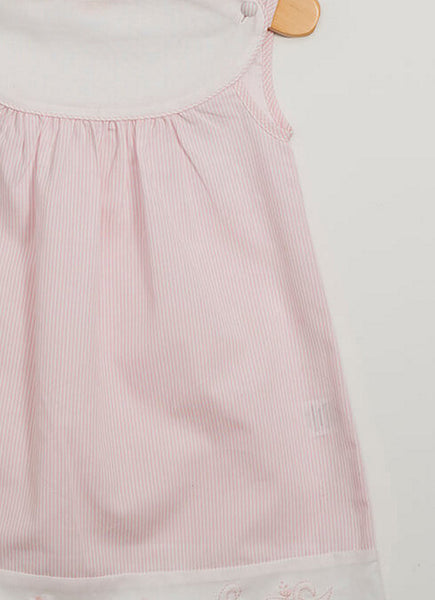 Kristaben baby Pink Stripe Dress