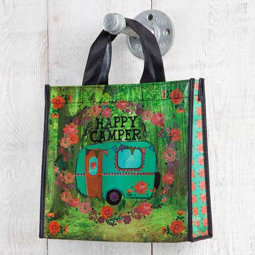Happy Camper Medium Recycled Gift Bag