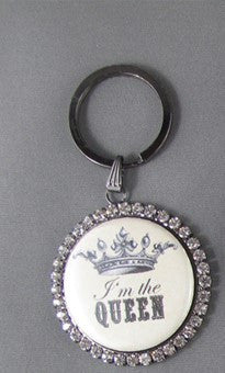 RHINESTONE KEY RING